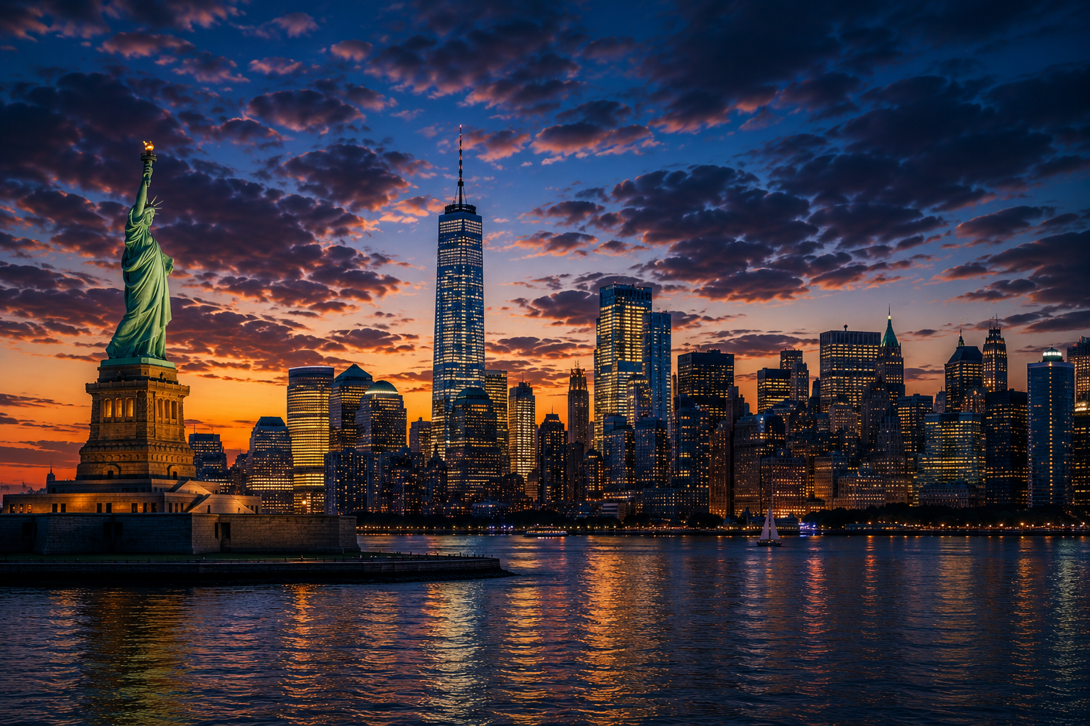 New York cityscape for the US Open