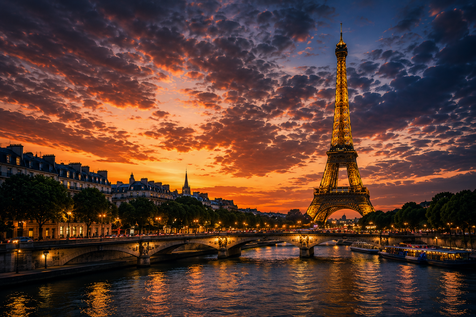 Paris cityscape for the Roland Garros