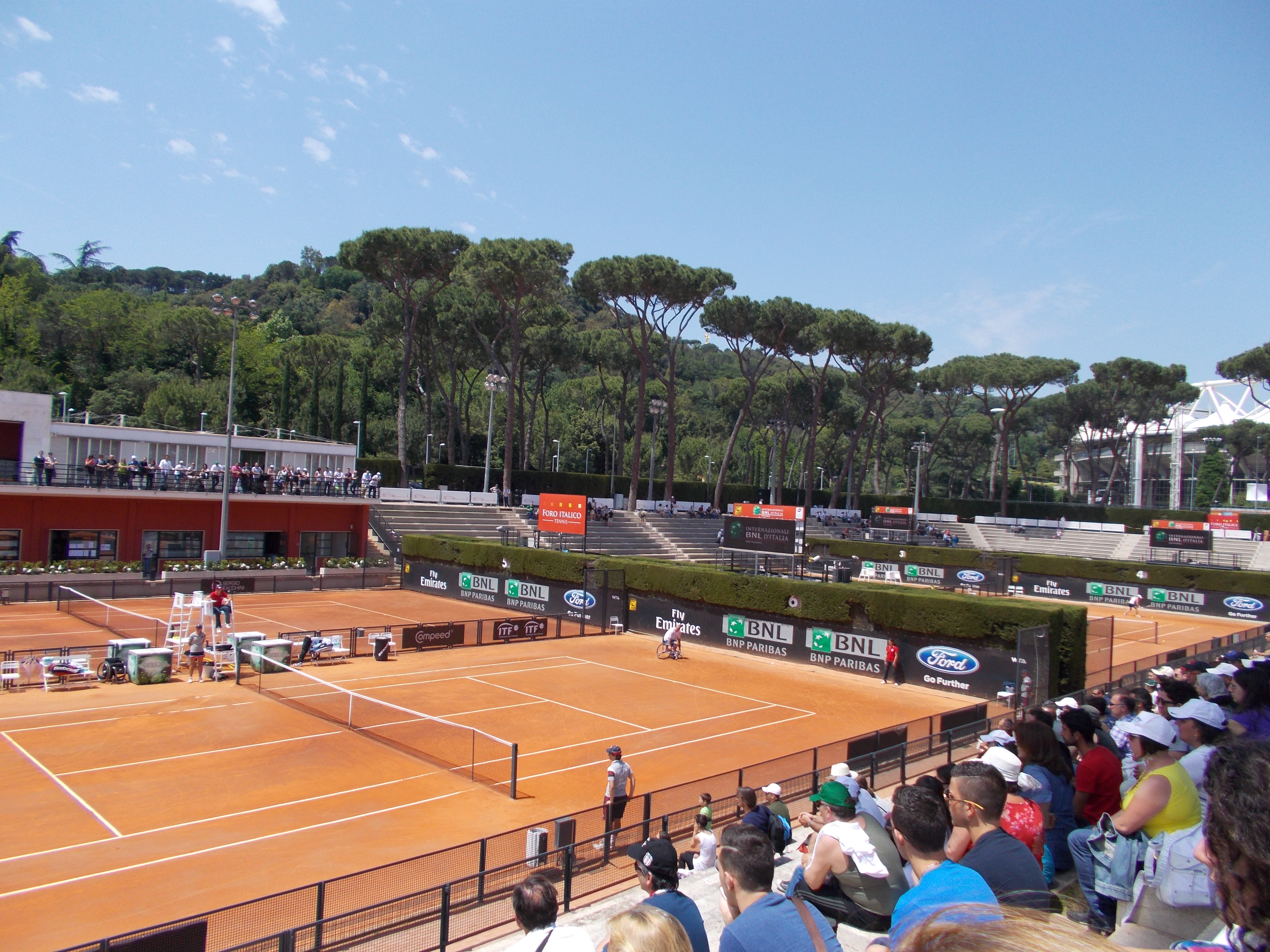 THE CLAY-COURT GROUNDS